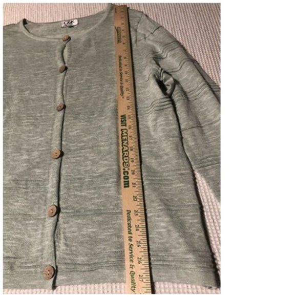 C&K Designs Sage Cardigan Sweater womens size large Lightweight NWT - Picture 11 of 11